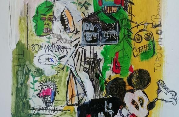 Pagine omaggio a Basquiat