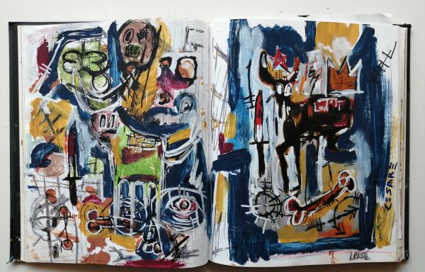 Pagine omaggio a Basquiat