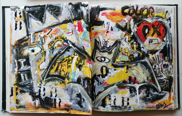 Pagine omaggio a Basquiat