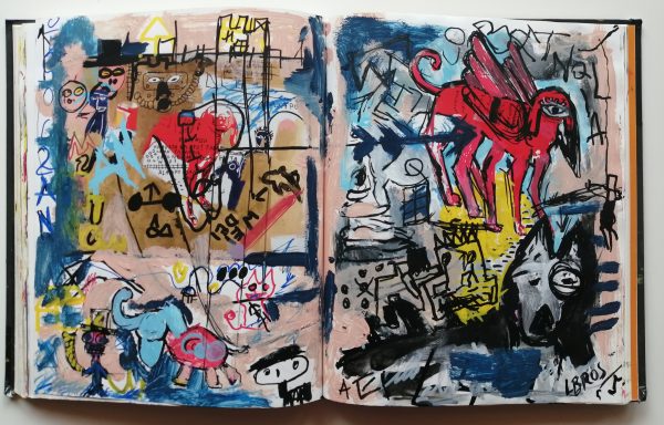 Pagine omaggio a Basquiat