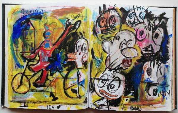 Pagine omaggio a Basquiat